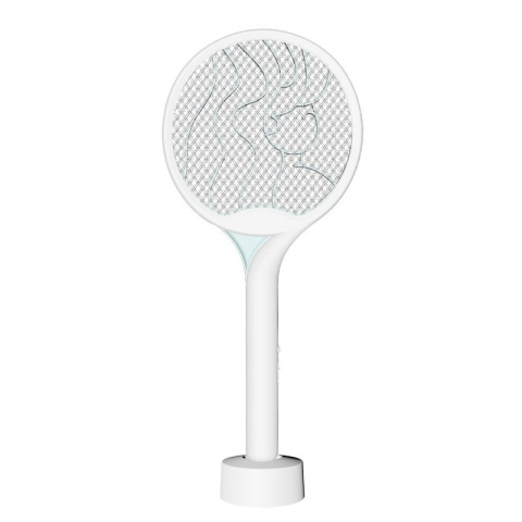 Casa & Gradina - Paleta electrica pentru tantari si muste, reincarcabila USB, 2600V, plastic alb