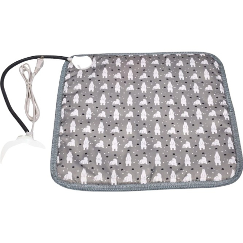 Animale de companie - patura electrica pentru animale 45x45 cm gri