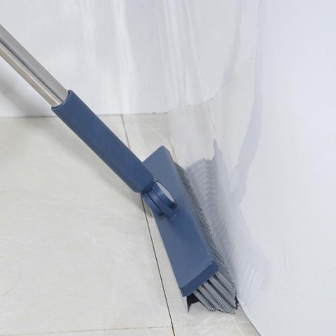 Perie de curatare podele si rosturi, cap pivotant 180 grade, maner 105 cm, clește pentru scame [2]