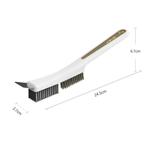 Perie de sarma pentru bucatarie, set doua bucati, maner lung ergonomic, peri din otel [1]