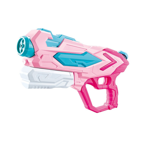 Lansatoare si Pistoale de Jucarie (Spuma / Gel) - Pistol cu apa pentru copii, 4 duze comutabile, rezervor 900 ml, raza 8 m, roz