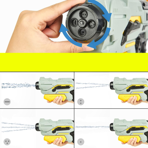 Pistol cu apa pentru copii, capacitate 1.5 L, jet puternic, plastic durabil [3]