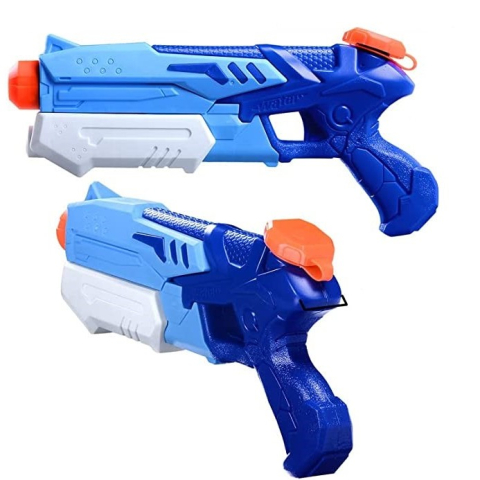 Pistol cu apa pentru copii, rezervor 300 ml, plastic, albastru [3]