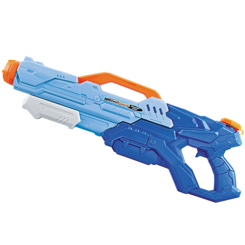 Lansatoare si Pistoale de Jucarie (Spuma / Gel) - Pistol cu apa pentru copii, rezervor mare, plastic, albastru