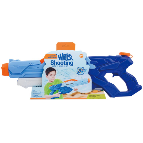 Pistol cu apa pentru copii, rezervor mare, plastic, albastru [2]