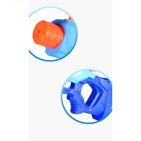 Pistol cu apa pentru copii, rezervor mare, plastic, albastru [7]