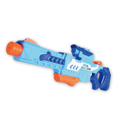 Copii & Jucarii - Pistol cu apa pentru copii, rezervor mare, plastic, albastru