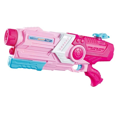 Lansatoare si Pistoale de Jucarie (Spuma / Gel) - Pistol cu apa pentru copii, rezervor mare, plastic, roz