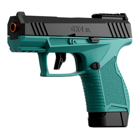 Lansatoare si Pistoale de Jucarie (Spuma / Gel) - Pistol de jucarie GX4 XL, mecanism ejectie cartuse, proiectile spuma, plastic durabil