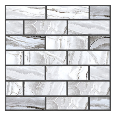 Casa & Gradina - placi tapet autocolant 3D model marmura gri