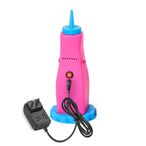 Copii & Jucarii - Pompa electrica portabila pentru umflat baloane, 380W, plastic, roz