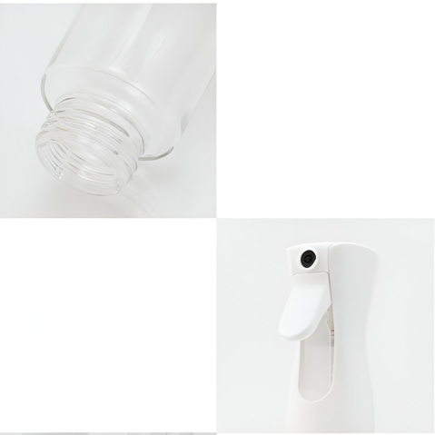 Pulverizator pentru ulei si otet, reincarcabil, capacitate 200 ml, plastic alb [1]