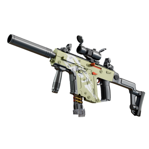 Lansatoare si Pistoale de Jucarie (Spuma / Gel) - pusca de jucarie cu luneta si proiectile spuma verde