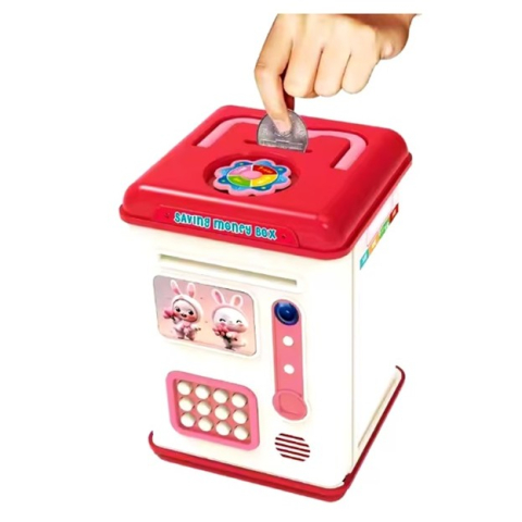 pusculita copii tip ATM parola amprenta roz [1]