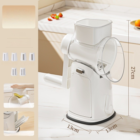 Razatoare manuala rotativa, 6 lame interschimbabile, anti-stropire, 27x13x13 cm [6]