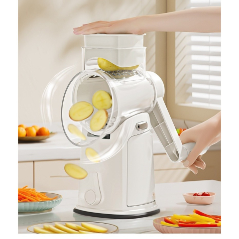 Razatoare manuala rotativa, 6 lame interschimbabile, anti-stropire, 27x13x13 cm [3]