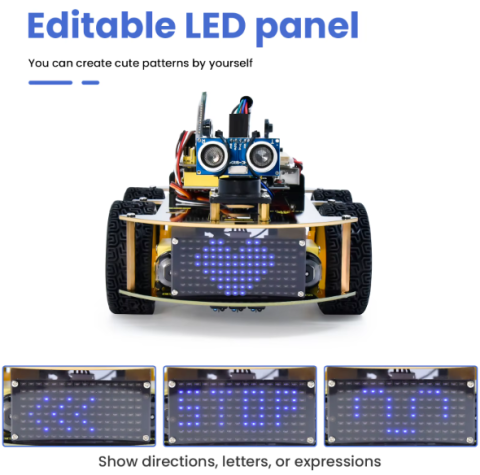 Robot 4WD Arduino Keyestudio KS0559 cu Bluetooth IR si line tracking [2]
