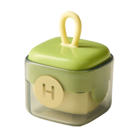 Produse utile sub 50 RON - Rola pentru scame, indreptator lavabil, forma cub, portabil, verde