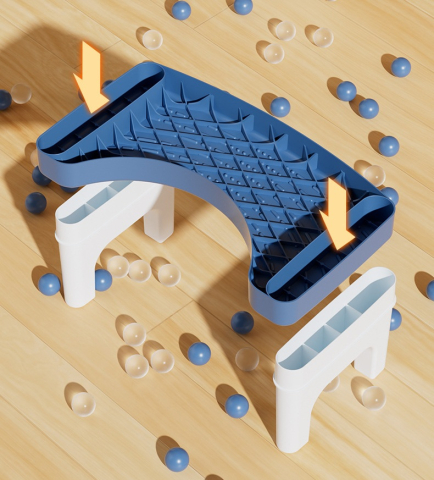 Scaunel ergonomic WC – pozitie corecta toaleta [4]