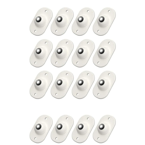 Accesorii Casa - set 16 roti autoadezive universale rotire 360 grade alb