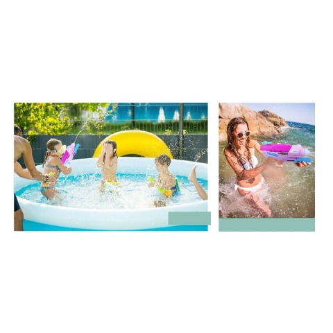 Set 2 Pistoale cu Apa pentru Copii, 6 ani+, Rezervor Mare, Plastic Colorat [4]
