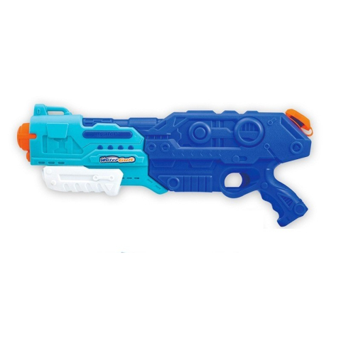 Set 2 pistoale cu apa pentru copii, capacitate mare, plastic albastru [2]
