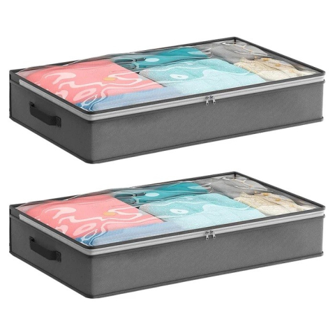 husa depozitare pliabila cu fermoar bidirectional si fereastra transparenta [5]