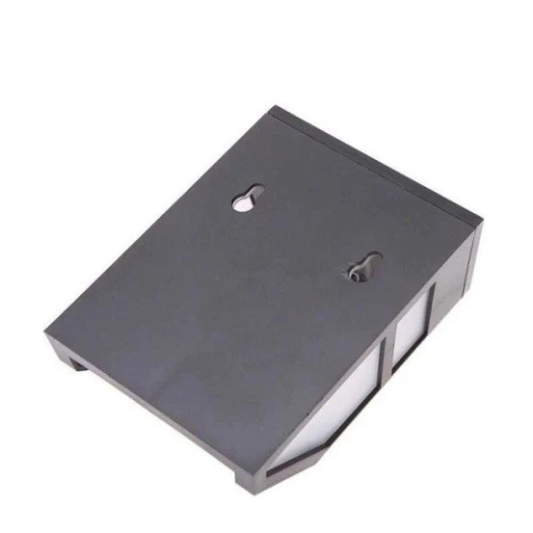 Set 4 lampi solare LED pentru gradina, model geometric, lumina alb cald, rezistenta IP65 [5]