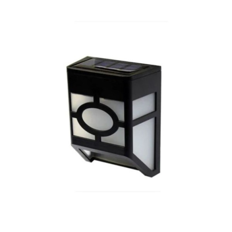 Set 4 lampi solare LED pentru gradina, model geometric, lumina alb cald, rezistenta IP65 [2]