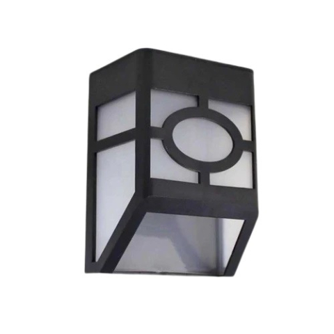 Set 4 lampi solare LED pentru gradina, model geometric, lumina alb cald, rezistenta IP65 [3]