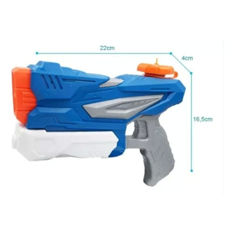 Set 4 pistoale cu apa pentru copii, capacitate mare, multicolor, plastic [2]