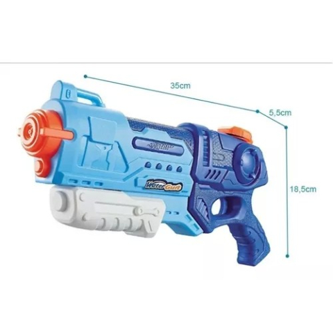 Set 4 pistoale cu apa pentru copii, capacitate mare, multicolor, plastic [4]