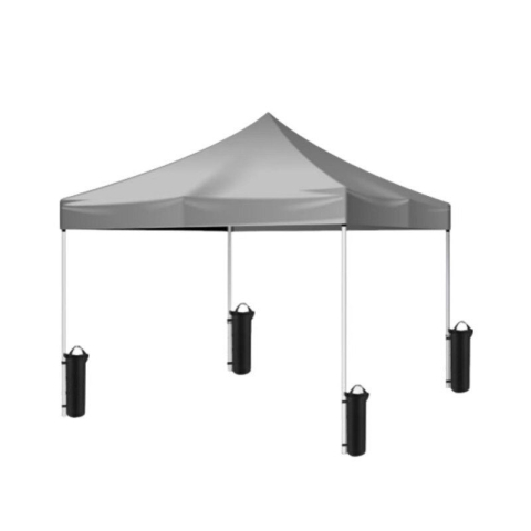 Set 4 saci ancorare cort, cu buzunar, poliester Oxford, 45x20x20 cm, negru [4]