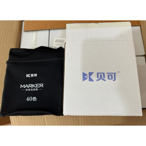 set 40 markere alcool dublu capat multicolor cu geanta depozitare [5]