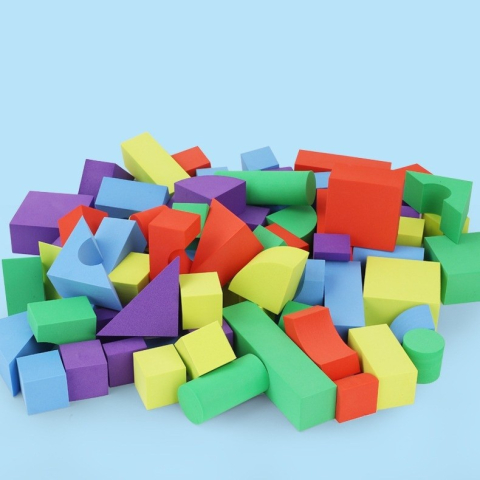 set blocuri constructie spuma eva 29 piese multicolor [7]