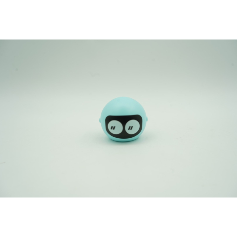 Set blocuri magnetice pentru copii, 7 piese, cutie depozitare, robotel albastru [5]
