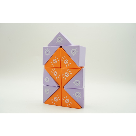 Set constructie magnetica, 26 piese, multicolor, pentru copii +3 ani [3]