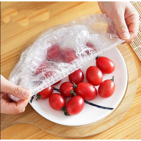 Pachet 500 Folii Protectie Elastice pentru Alimente si Boluri, diametru ajustabil 12-40 cm [1]
