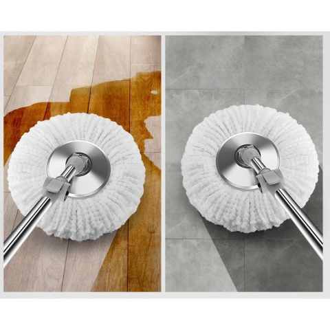 set galeata cu pedala si mop rotativ 360 verde matcha [5]