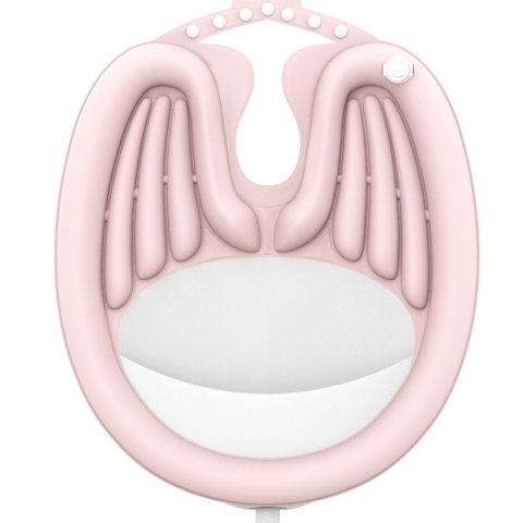 Set gonflabil pentru spalat pe cap, ajustabil, din PVC, roz [6]