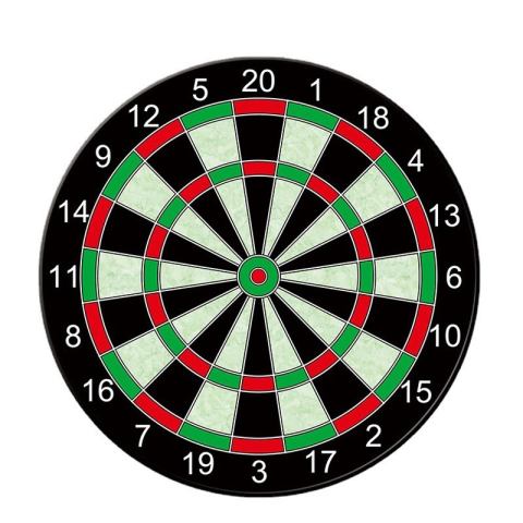 Articole de petrecere - Set joc darts magnetic, 4 sageti incluse, design clasic, 28.6 x 28.6 cm