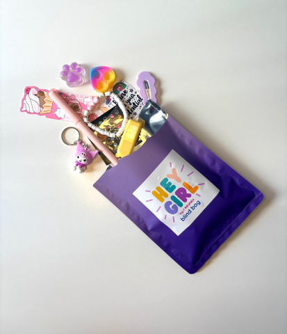 Copii & Jucarii - Set Jucării Colectibile, HEY GIRL, Blind Bag Surpriză Fetițe, Minim 10 Cadouri, Educație, Multicolor, 20 cm