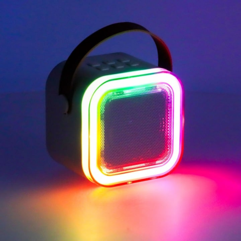 Set Karaoke Copii cu Boxa LED si 2 Microfoane – Joaca Muzicala si Distractie [3]