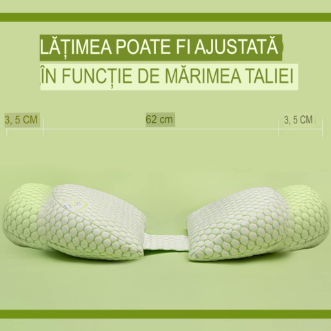 Set perna pentru gravide, reglabila cu husa detasabila, forma H si U, verde [5]
