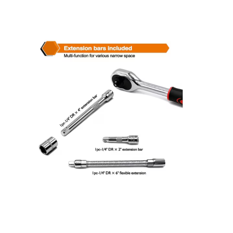 Set scule multifunctionale 48 piese cu chei, biti si clichet in cutie rezistenta [5]