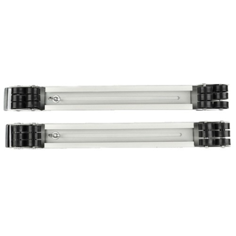 Casa & Gradina - Set suport reglabil cu roti pentru mutat mobila, capacitate 330 kg, benzi antiderapante, frana