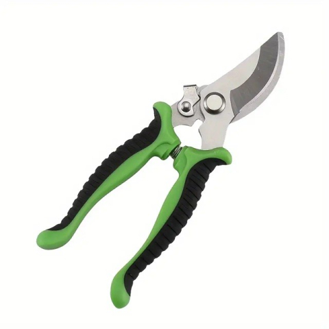 Gradinarit - Set unelte gradinarit, 4 piese, pentru ingrijire trandafiri, otel carbon si PVC, rosu verde
