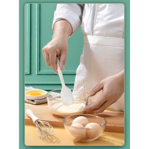 set 6 ustensile bucatarie silicon inox alb ivory [4]