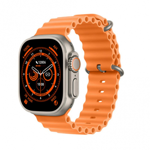 Produse Smart - Smartwatch 1.99 inch cu apeluri Bluetooth si curea extra