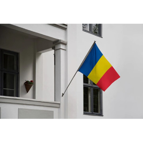 Steag tricolor Romania, cu bat pentru fixare, 90 x 150 cm [3]